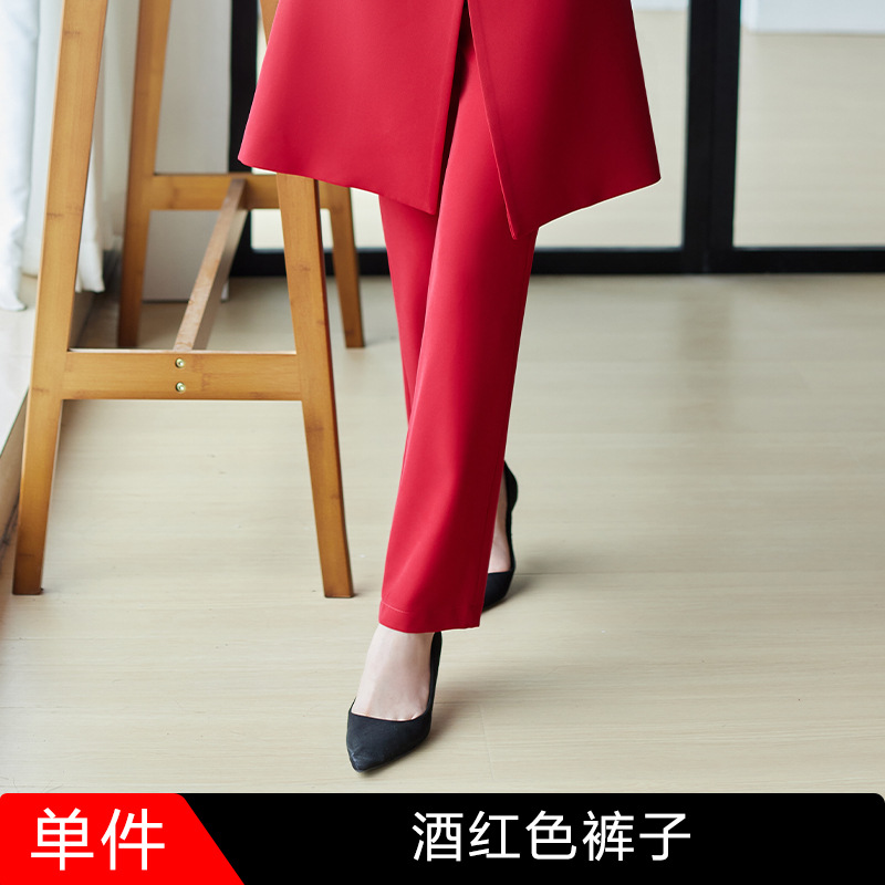 Burgundy pants