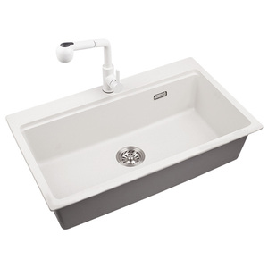 Foxejoy — évier de cuisine <span class=keywords><strong>en</strong></span> <span class=keywords><strong>pierre</strong></span> naturelle, fait à la main, évier de haute qualité FQ815 - Product Image 6