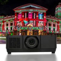 Projecteur laser 3D de grande taille pour cartographie 3D, 10000-15000 lumens, projection architecturale publicitaire en extérieur pour grands espaces
