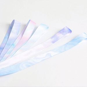 Hot Selling Small Polyester <b>Wristlet</b> Wrist Lanyard Strap Heat Transfer Sublimation Custom Keychain Short Lanyard - Product Image 3