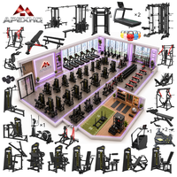 APEXHQ - Equipos de Gimnasio de Alta Calidad para Entrenamiento de Fuerza, Pesas Libres, Entrenamiento Cardiovascular, para Proyectos Inmobiliarios