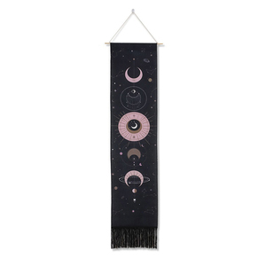 <span class=keywords><strong>Tarot</strong></span> personnalisé Soleil Phase de Lune Tapisserie Macramé Coton Lin Gland Décor <span class=keywords><strong>À</strong></span> La Maison Sept Chakra Tenture Murale Chambre Art Peinture Décor - Product Image 2