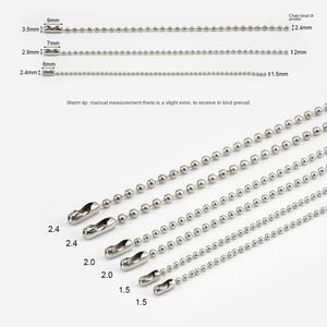 Accesorios de moda al por mayor: Llavero clásico con cadena de cuentas de hierro y colgante de bola enrollada, piezas especiales para bolsos. - Product Image 5