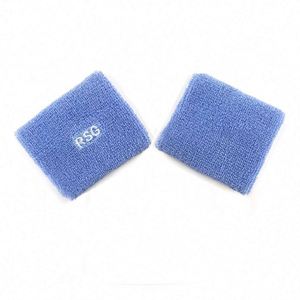 Bandeau de poignet en tissu éponge de coton personnalisé pour le sport et le tennis, broderie, marque privée - Product Image 5