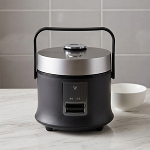 Mini Arrocera de 1.6L con Asa Portátil y Función para Mantener Caliente, para Cocción Rápida de Avena y Sopa, Olla Interior con Revestimiento Antiadherente que Evita la Adherencia - Product Image 1