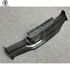 STO Vortstein Style Glossy Twill Weave Dry Carbon Fiber Add-on Single Deck <b>Rear</b> <b>Spoiler</b> Lambo Huracan LP580 LP610 EVO Car - Product Image 3