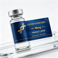 Autocollants personnalisés pour peptides cliniques pour la gestion du poids, flacons de santé de 2 ml, 5 ml, 10 ml