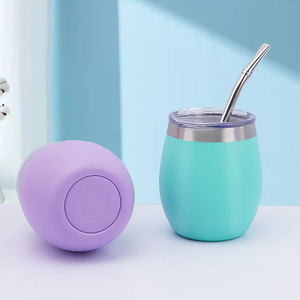 Buena calidad, botella de boca ancha aislada al vacío, <span class=keywords><strong>Yerba</strong></span> <span class=keywords><strong>Mate</strong></span>, té, café, juego de termos, taza de acero inoxidable 18/8 sin BPA - Product Image 6