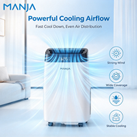 Climatiseur portable de refroidissement et de chauffage 7000-12000 BTU certifié CE, mobile, silencieux avec fonction de verrouillage enfant