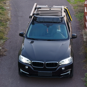 Panier de toit en alliage d'aluminium pour bagages, échelle latérale et boîte latérale pour <span class=keywords><strong>BMW</strong></span> X5 X6 2020-2026 - Product Image 3