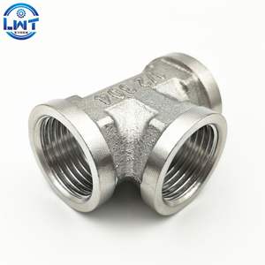 Fabricant de raccords en acier inoxydable en gros, raccords en T à filetage interne carré de 4/8\", conduites et raccords de plomberie et de chauffage - Product Image 3