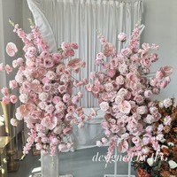 IFG Florist Supply and material 115*55cm pink dekoratif latar belakang untuk pernikahan