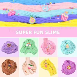 Ice Cream Playdough <b>Slime</b> Unicorn Toys <b>Set</b> Non-toxic Glue Supplies Charms Activator Diy <b>Slime</b> Making Kit for Kids Girls Boys - Product Image 2