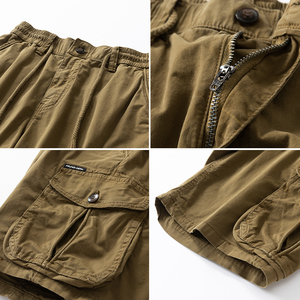 Summer New Arrival Fashion Button Side-pocketed Cargo Shorts Stretch Comfortable Outdoor Workwear Style <span class=keywords><strong>Cortez</strong></span> Shorts - Product Image 2