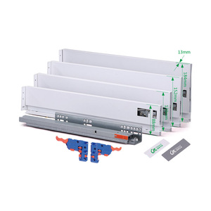 Zhimei Volledige Uitbreiding Slanke Doos Keuken Lade Slides Nieuwe Slanke Lade Schuif <span class=keywords><strong>Box</strong></span> Volledige Uitbreiding Slanke Doos Lade Schuif Systeem - Product Image 2