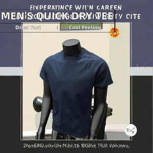 Nouveau T-shirt d'été pour homme en tissu jersey imprimé avec motif, toucher frais, antibactérien, séchage rapide, coupe classique, manches courtes - Product Image 2