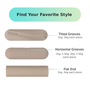 Manubri Cilindrici in Silicone e Ghisa Leggeri ed Ecologici con Logo Personalizzato 1kg/1.5kg/2kg/<span class=keywords><strong>2</strong></span>.5kg <span class=keywords><strong>Pesi</strong></span> Portatili Unisex - Product Image 2