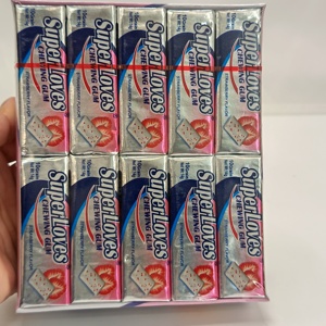 Chewing-<span class=keywords><strong>gum</strong></span> sans sucre fraîcheur menthe fraise, marque privée OEM, boîte de 30 pièces, vente en gros en vrac - Product Image 3