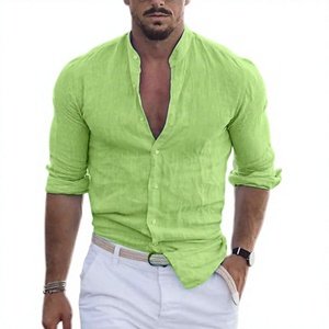 Ensemble court formel d'été pour homme, design personnalisé, vente en gros, manches longues, haute qualité, 100% coton tricoté, tissé uni, séchage rapide, faible MOQ - Product Image 4