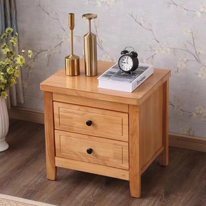 Bàn Cạnh Giường Bằng Gỗ Với Ngăn Kéo Đôi Bàn Cạnh Giường Đồ Nội Thất Phòng Ngủ Đồ Nội Thất Gia Đình - Product Image 6