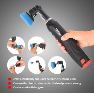 Set hadiah pemoles 2 * 12v2000mAh baterai Lithium tanpa kabel DA/RO Mini Set pemoles <span class=keywords><strong>Buffer</strong></span> otomatis mesin detail mobil nirkabel - Product Image 2