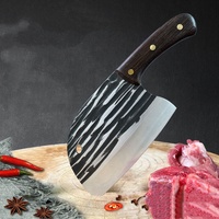 Couteau de boucher en acier inoxydable, couteau de chef robuste pour cuisine professionnelle, couteau écologique pour trancher les tomates, couper la viande de bœuf et les os
