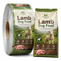 Film d'emballage laminé haute barrière imprimé sur mesure pour sachets de poudre de compléments nutritionnels pour chiens et chats