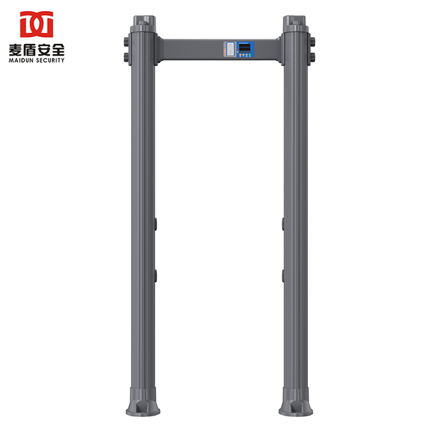 High Performance Alarm Security Systems 11 Zones Arched Walk Through Metal Detector Gate