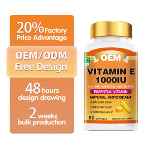 Oem ויטמין <span class=keywords><strong>e</strong></span> 1000iu softgels-טבעי <span class=keywords><strong>d</strong></span>-אלפא <span class=keywords><strong>tocopherol</strong></span>-נוגד חמצון & תוסף בריאות העור-שירות תווית פרטית - Product Image 1