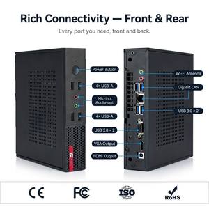 GREELAN New Desktop Mini PC Intel Core I3/I5 Quad Core 2GB DDR4 256GB SSD + HDD Windows 10 <strong>Home</strong>/<strong>Student</strong>/Educational/Business Use - Product Image 2