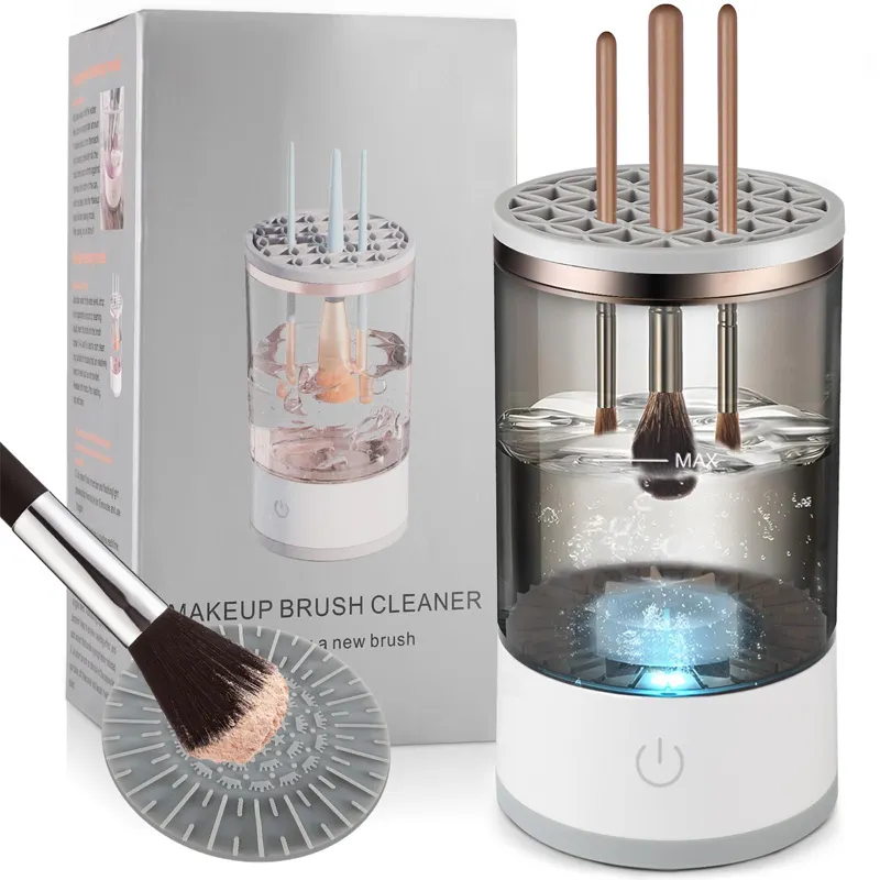 Offre Spéciale portable usb automatique électrique paresseux maquillage outils 3 en 1 maquillage brosse nettoyant