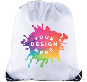 Promotional Custom <b>Drawstring</b> Bags Wholesale Colorful Portable Storage <b>Backpacks</b> with Logo Printing - Product Image 1