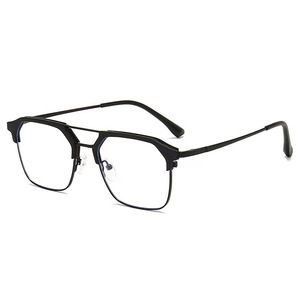 Nuevas gafas rectangulares para hombre con bloqueo de luz azul, montura mediana y lentes de acetato para uso empresarial - Product Image 3