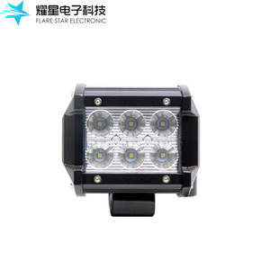 ไฟส่องสว่างสำหรับงานออฟโรด Flare Star Electronic 18W 3 นิ้ว ตัวเรือนอะลูมิเนียม ใช้ไฟ DC 12V แสงสีขาวกลางวัน 5000K - Product Image 1