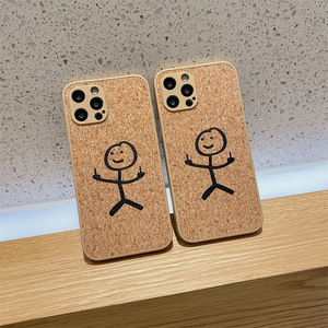 Stylish Soft Silicone Cork Fiber <strong>Cooling</strong> <strong>Phone</strong> Cover for iPhone X Xs Xr 11 12 13 Pro Max Original Wood Grain Mobile <strong>Phone</strong> <strong>Case</strong> - Product Image 2