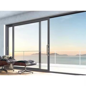 <span class=keywords><strong>Porte</strong></span> coulissante horizontale en acier inoxydable à persiennes acoustiques modernes en alliage d'aluminium pour l'intérieur Coupe-vent en bois <span class=keywords><strong>PVC</strong></span>/coupe-vent pour - Product Image 3