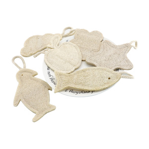 Natural Loofah Sponge Dish <b>Brush</b> Compressed Cartoon Shape For Pots And Pans Cleaning - Product Image 3