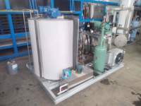 Machine à glace en flocons refroidie par eau de 10 tonnes/jour, performance stable, pour le refroidissement des cuves de réaction dans l'industrie chimique