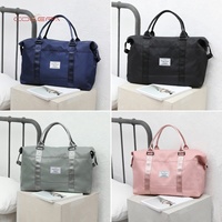 Tas Travel Oxford PVC Grosir, Tas Olahraga Fitness dengan Pemisah Basah/Kering, Kapasitas Besar, Tahan Air, Penutup Ritsleting