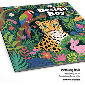 Libros para Colorear de Animales del Bosque Hechos a Medida, Libros de Arte para Niños, Libros de Colorear Innovadores, Impresión Personalizada de Libros de Historietas - Product Image 3