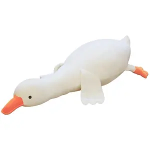 Jouet en peluche de canard doux, oreiller de canard paresseux, Design de jouet en peluche