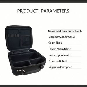 High Quality EVA Multifunctional Tool Case Large Capacity Tool Organizer Case Hair Extension Tools Bag - Product Image 6