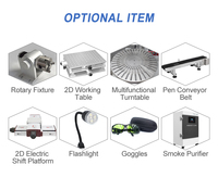 Máquina de Grabado y Marcado Láser CO2 30W/60W Refrigerada por Aire CNC de Escritorio para Madera, Acrílico, Cuero, Goma, Vidrio, Tela, Etiquetas, Manualidades y Negocios