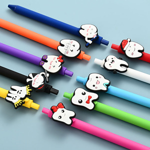 Stylo de <span class=keywords><strong>dentiste</strong></span> en plastique multicolore, motif infirmière de dessin animé, cadeau d'appréciation pour les dentistes, mignon et doux, pour les infirmières - Product Image 4