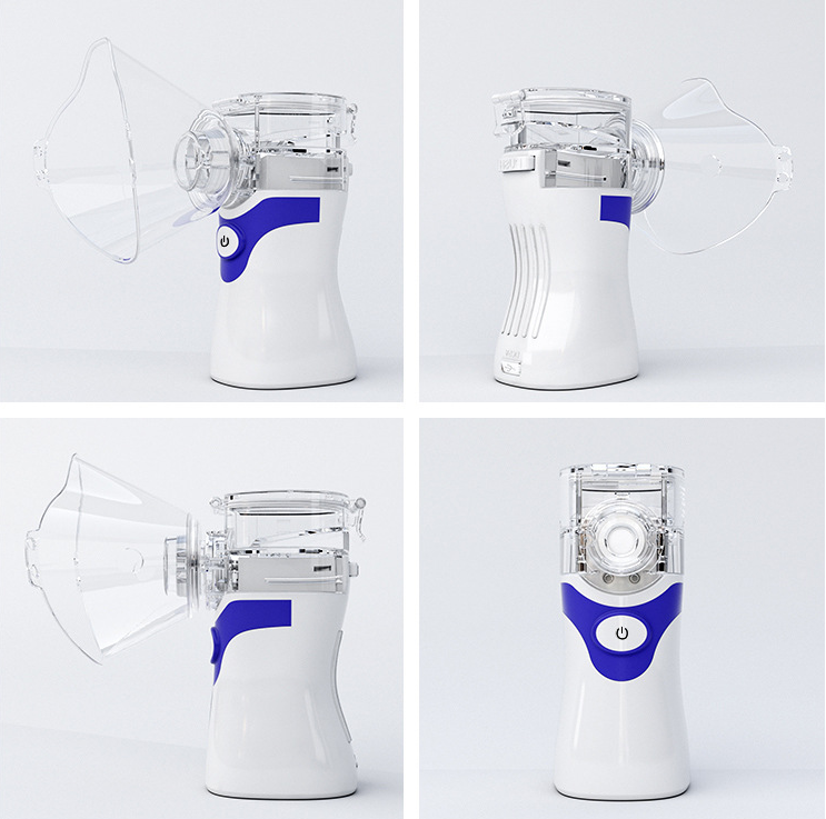 MS22 AA Battery USB Ultrasonic Mini Portable Home Children Adult Nebulizer