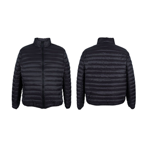 Nouvelles vestes longues décontractées pour hommes, matelassées, à capuche, en patchwork de peau de mouton, teintes unies, imperméables, durables, avec fermeture éclair, personnalisables - Product Image 1