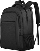 Sac à dos antivol pour ordinateur portable, fin et durable, pour voyages d'affaires, avec fermeture éclair et fermoir, résistant à l'eau, avec dossier ergonomique, pour femme