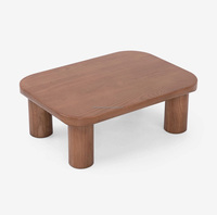 Table basse en bois au design moderne et élégant, finition naturelle, pour la maison, les hôtels, les villas, meubles décoratifs