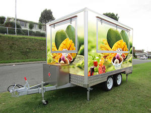 Carrito de Comida Móvil para Café, Catering, Churros, Pizza, Barra Móvil, Remolque de Comida Totalmente Equipado, Snacks, Hot Dogs, Papas Fritas, Tamaños Personalizables - Product Image 6