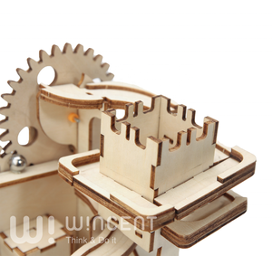 Cpc Cpsia Houten Marmer Run 3d Puzzel Gebouw Kit Assembleren Speelgoed Oem Houten Speelgoed Voor Kinderen En Volwassenen - Product Image 4